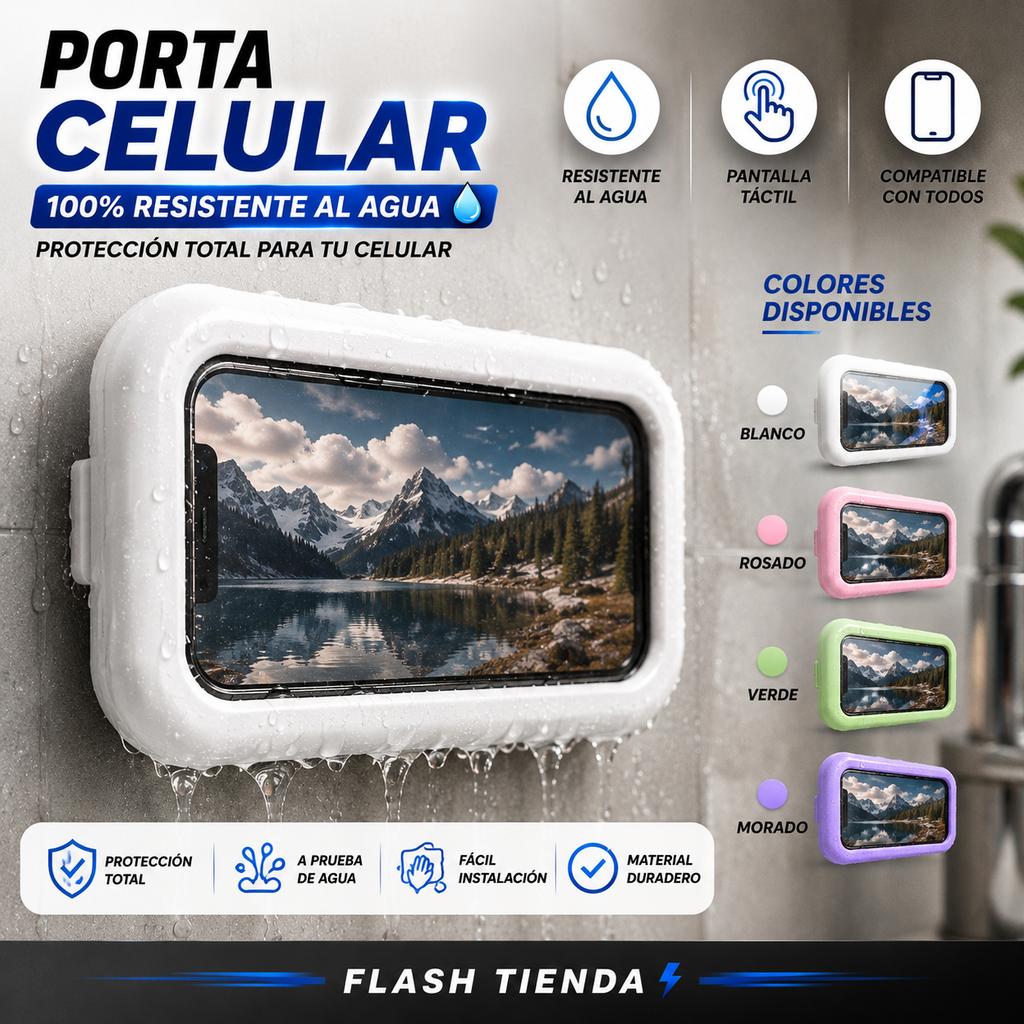 💦📱 ¡TU CELULAR PROTEGIDO, TU ENTRETENIMIENTO SIN LÍMITES! ⚡