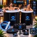 🧊 Tina de Hielo Portátil Crioterapia | Recuperación PRO + Termómetro GRATIS 🌡️