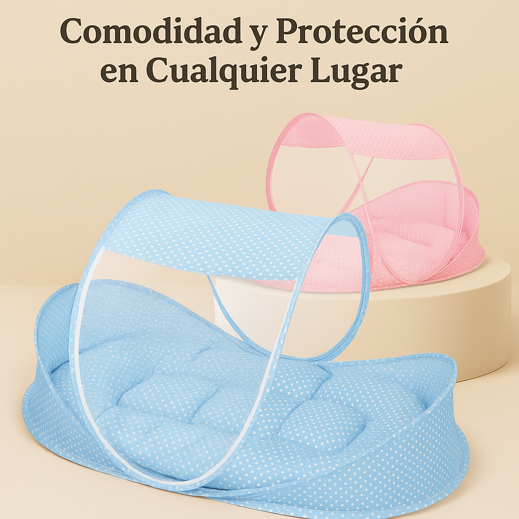 ✨ MOSQUITERO CUNA PORTÁTIL PARA BEBÉ - PRACTICIDAD, SEGURIDAD Y BIENESTAR🌙