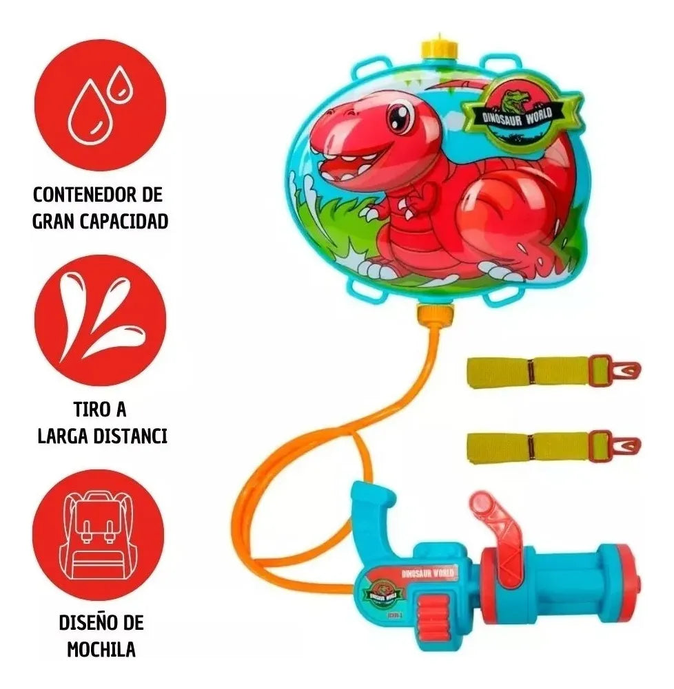 Mochila Pistola de Agua con Tanque | ¡Juegos Sin Fin!💧🌞