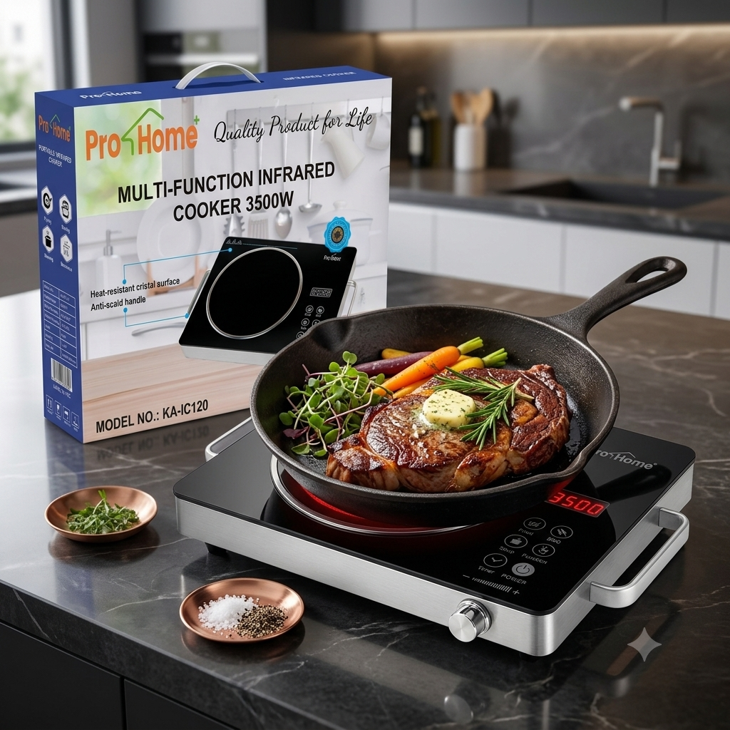 ProHome 3500W™ – Cocina Infrarroja Ultra Potente🔥